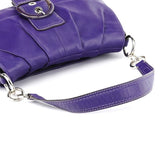 Coach F17217 Purple Leather Soho Shoulder Bag
