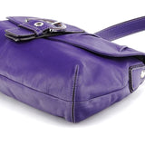 Coach F17217 Purple Leather Soho Shoulder Bag