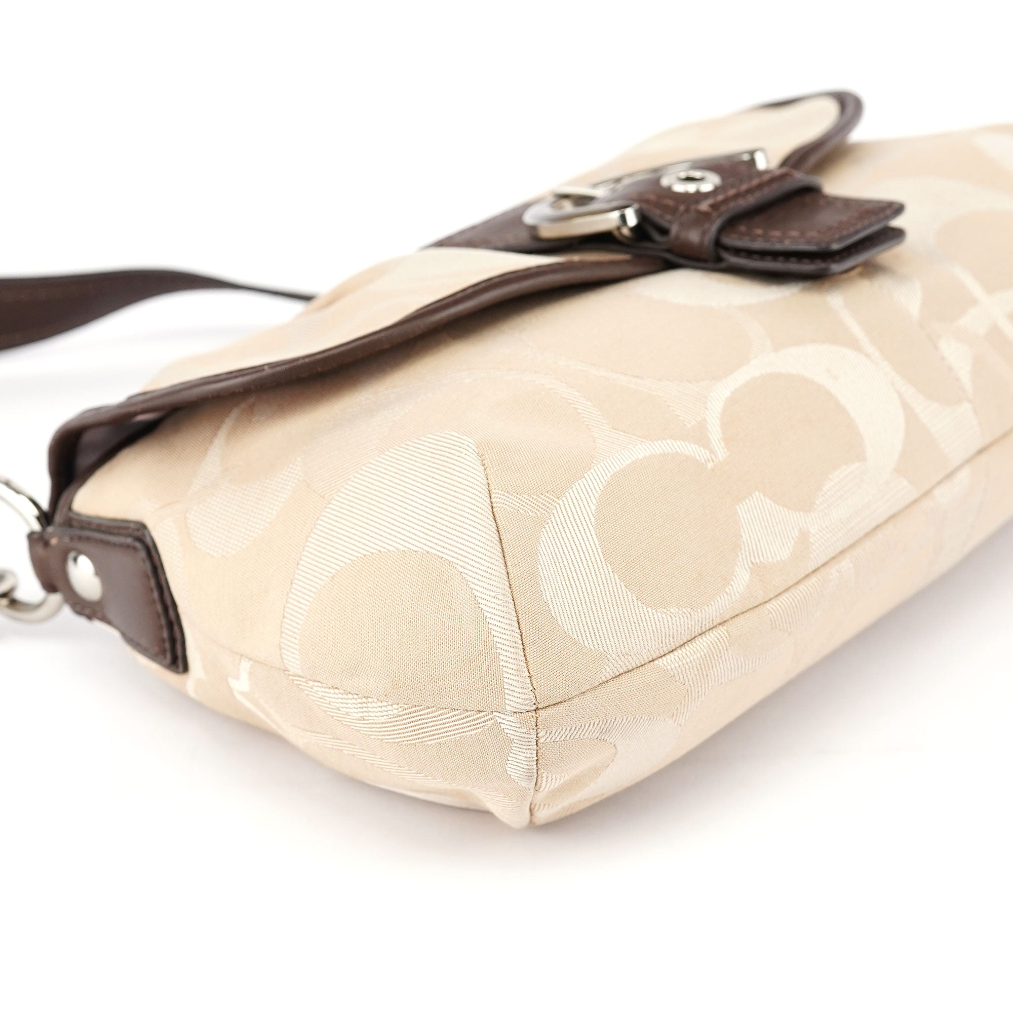 Coach F17395 Beige Brown Soho Shoulder Bag
