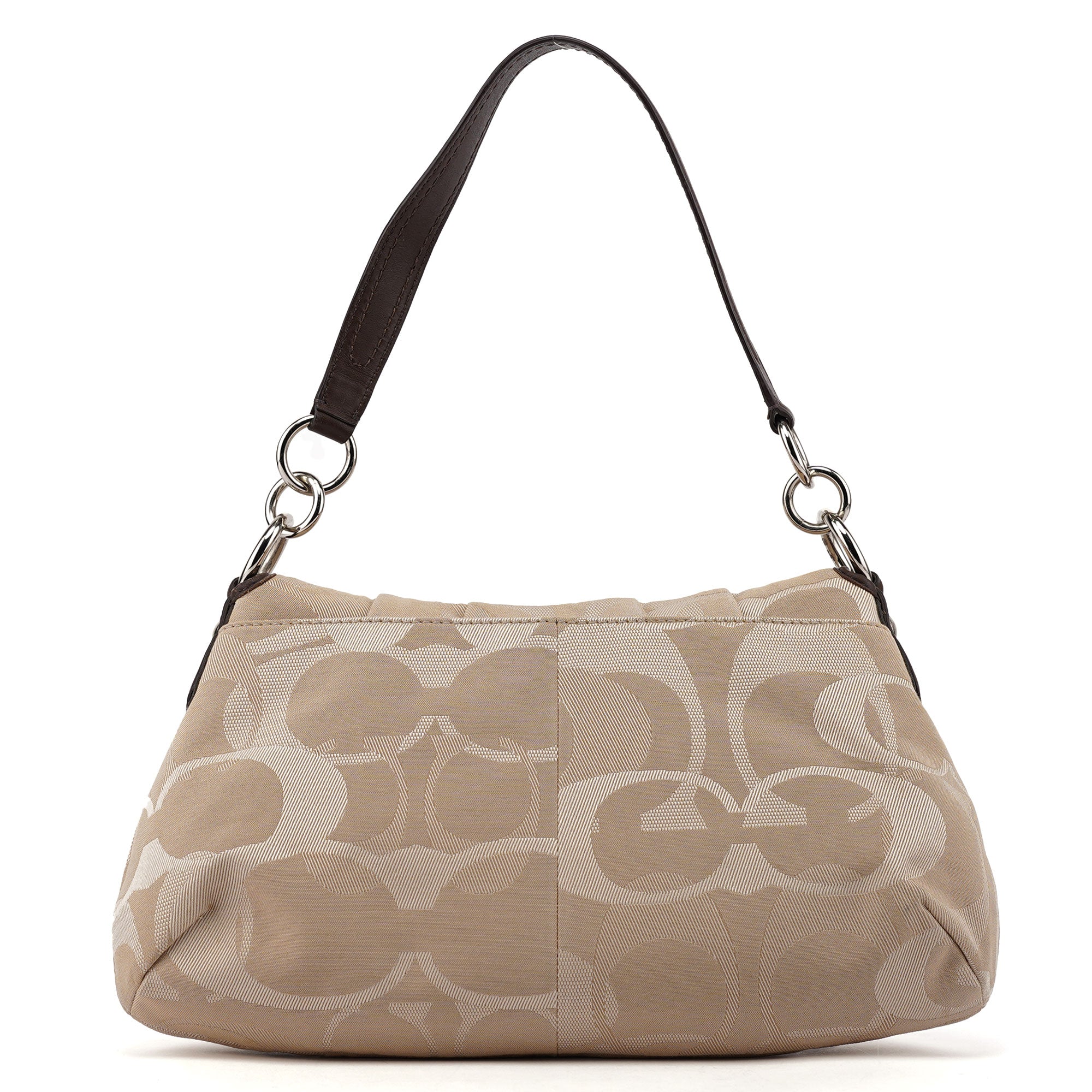 Coach F17395 Beige Brown Soho Shoulder Bag