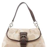 Coach F17395 Beige Brown Soho Shoulder Bag