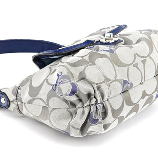 Coach F18756 Grey Canvas Soho 2-Way Bag