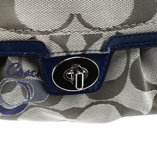 Coach F18756 Grey Canvas Soho 2-Way Bag