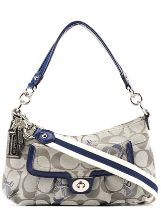 Coach F18756 Grey Canvas Soho 2-Way Bag