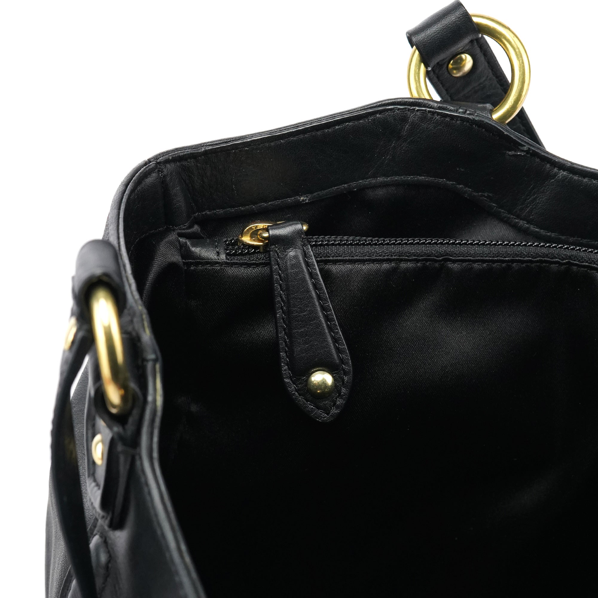 Coach F24961 Soho Tote Bag aus schwarzem Leder