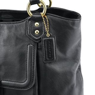 Coach F24961 Black Leather Soho Tote Bag