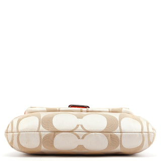 Coach F25289 Beige Leather Soho 2-Way Bag