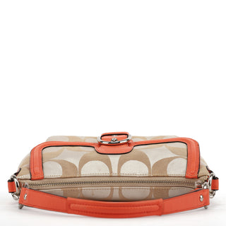 Coach F25289 Beige Leather Soho 2-Way Bag