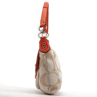 Coach F25289 Beige Leather Soho 2-Way Bag