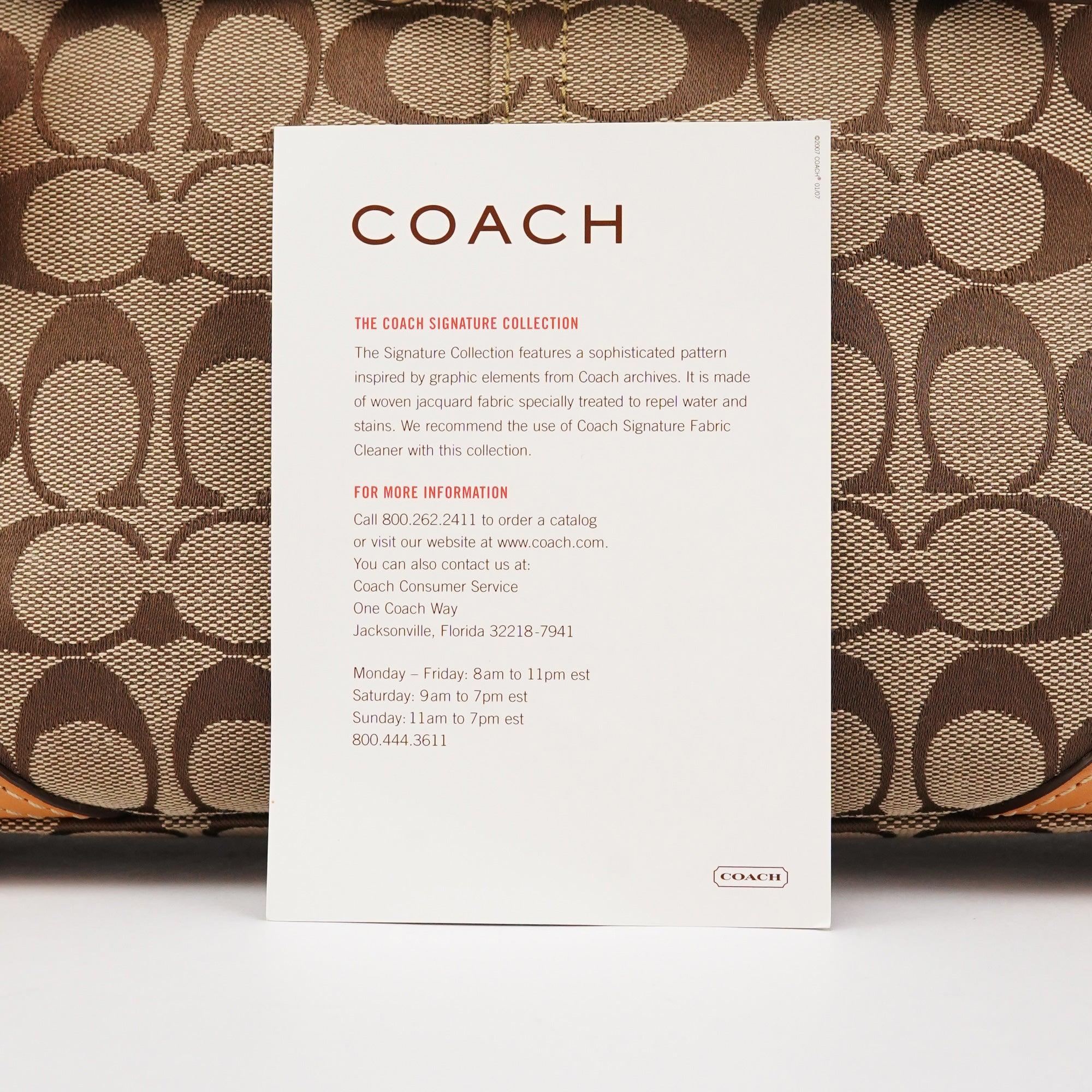 Coach FS8K06 Henkeltasche aus Signature Canvas in Beige und Hellbraun