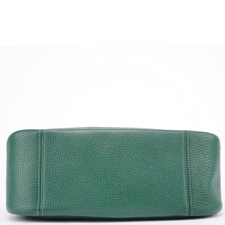 Coach Green Pebbled Leather 2-Way Shoulder Bag