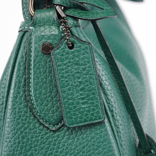 Coach Green Pebbled Leather 2-Way Shoulder Bag