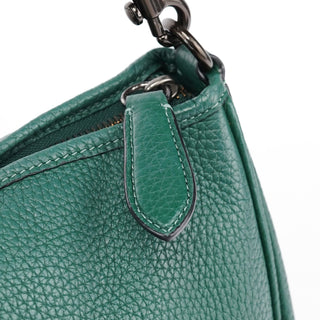 Coach Green Pebbled Leather 2-Way Shoulder Bag