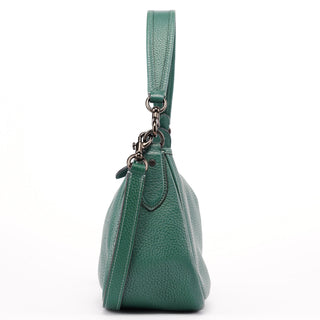 Coach Green Pebbled Leather 2-Way Shoulder Bag