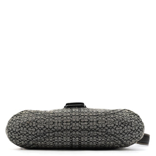 Coach Grey Black Signature Soho Shoulder Bag