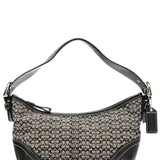 Coach Grey Black Signature Soho Shoulder Bag