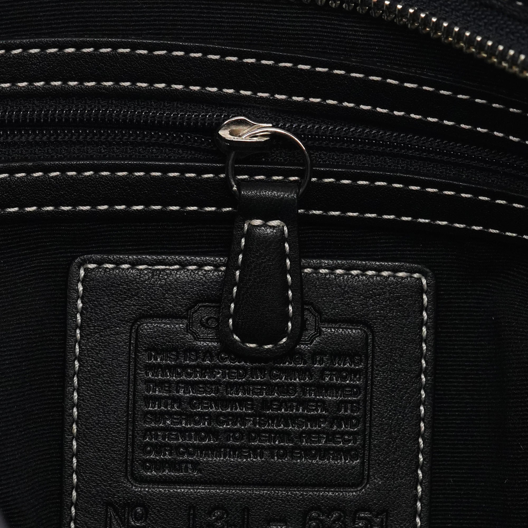 Coach Grey Black Signature Soho Shoulder Bag
