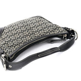 Coach Grey Black Signature Soho Shoulder Bag