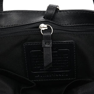 Coach Grey Black Signature Tote Bag