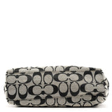 Coach Grey Black Signature Tote Bag