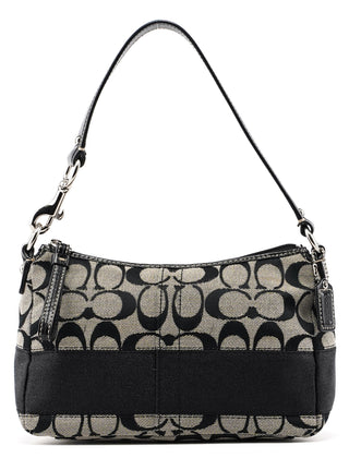 Coach Grey Signature C Demi Shoulder Bag