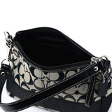 Coach Grey Signature C Demi Shoulder Bag
