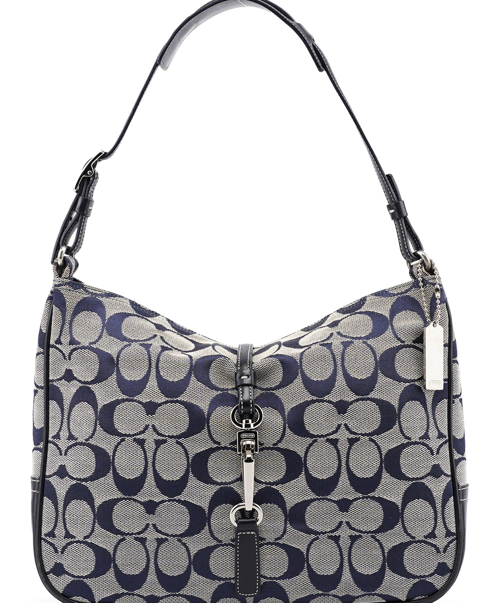 Coach Grey Signature C Hobo Shoulder Bag