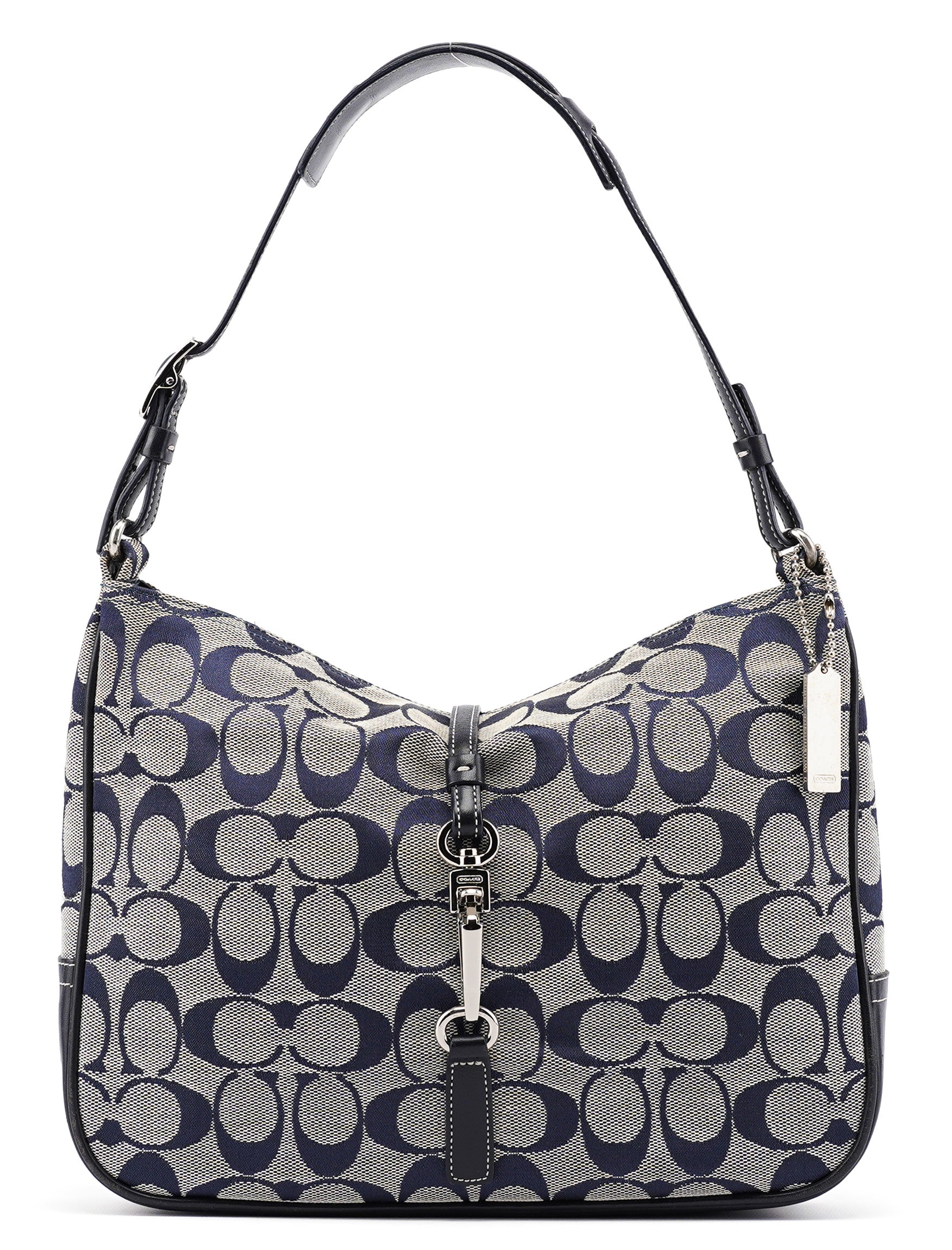 Coach Grey Signature C Hobo Shoulder Bag