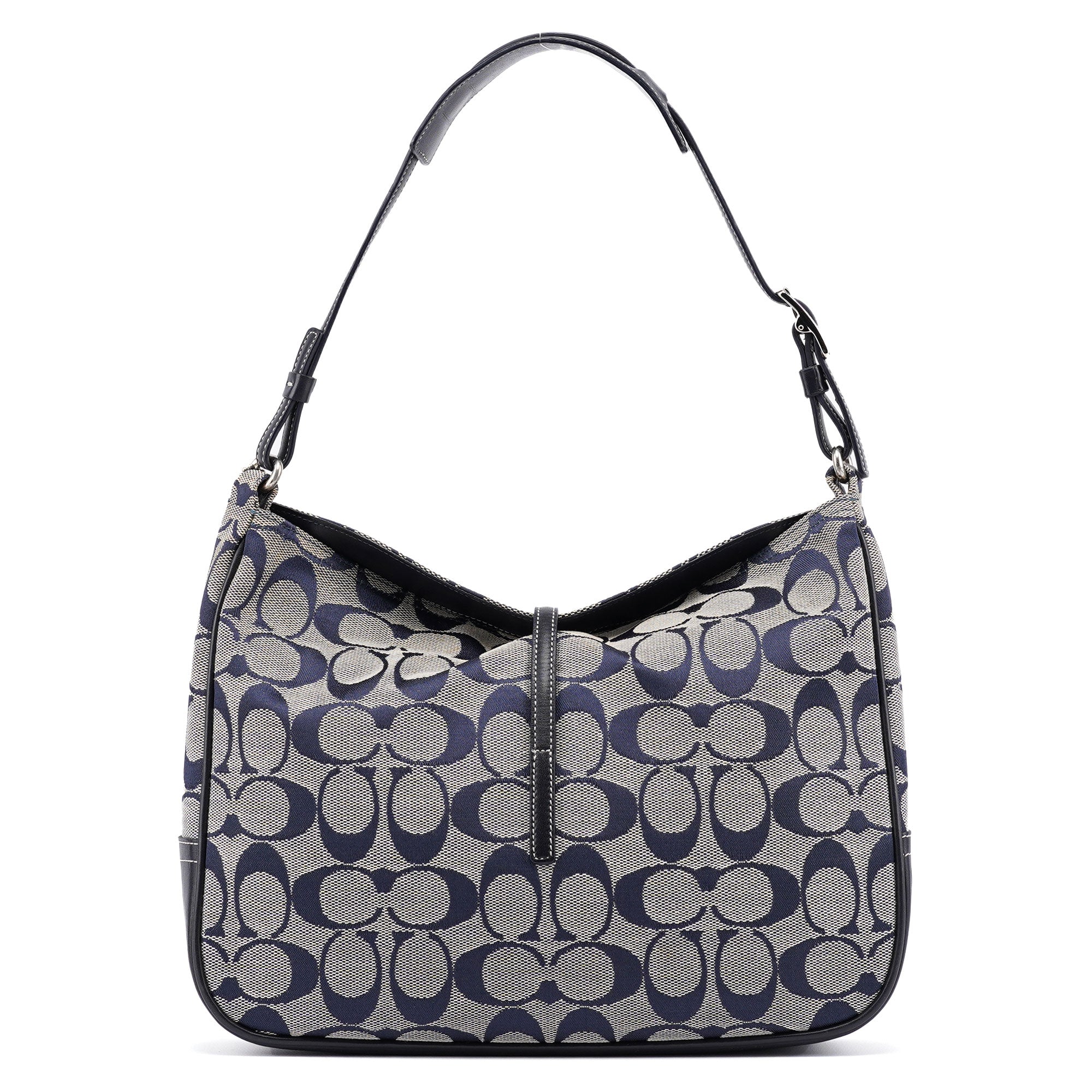 Coach Grey Signature C Hobo Shoulder Bag