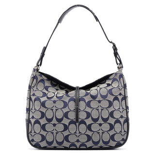 Coach Grey Signature C Hobo Shoulder Bag