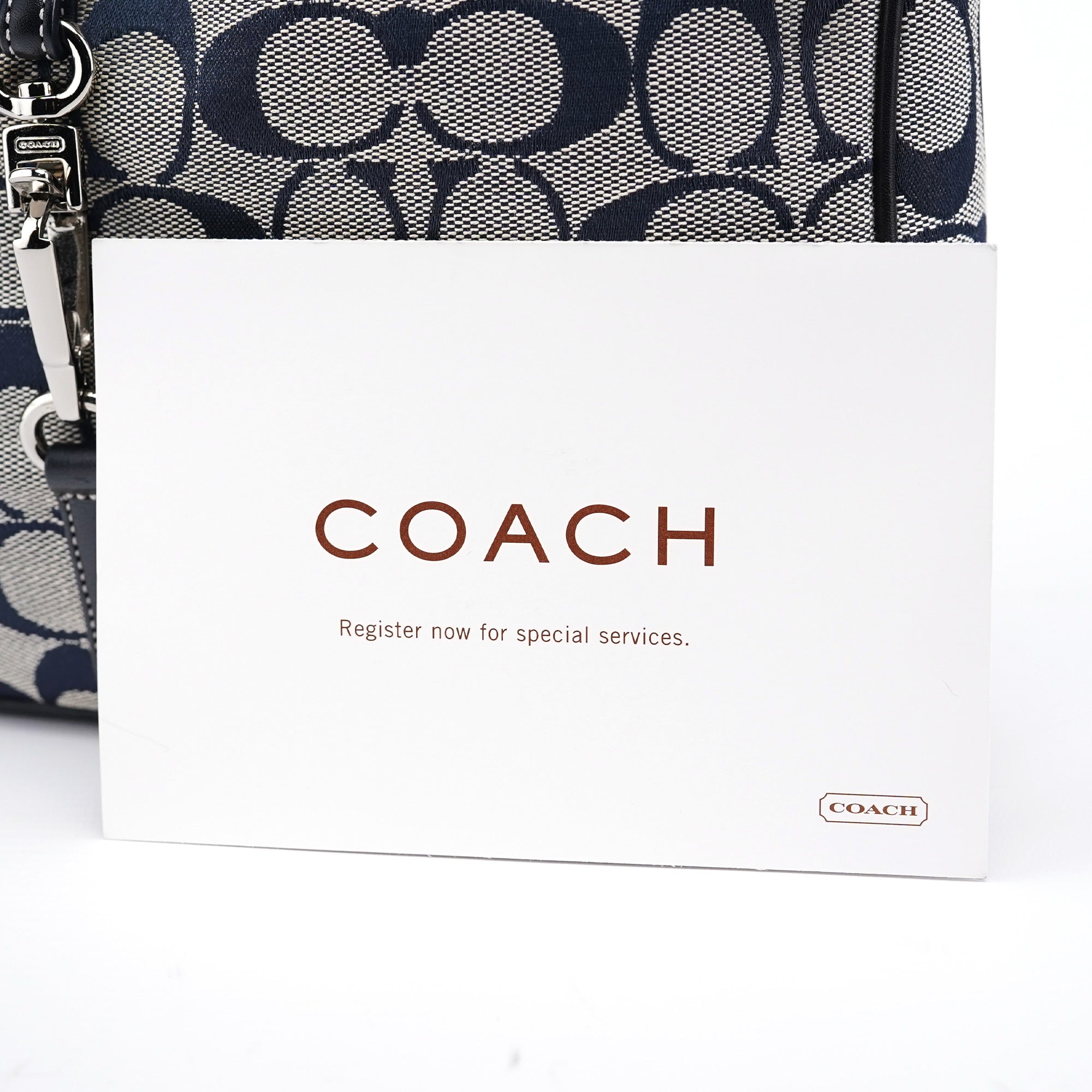 Coach Grey Signature C Hobo Shoulder Bag