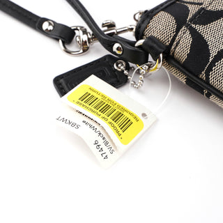 Coach Grey Signature C Mini Clutch Bag