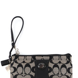 Coach Grey Signature C Mini Clutch Bag