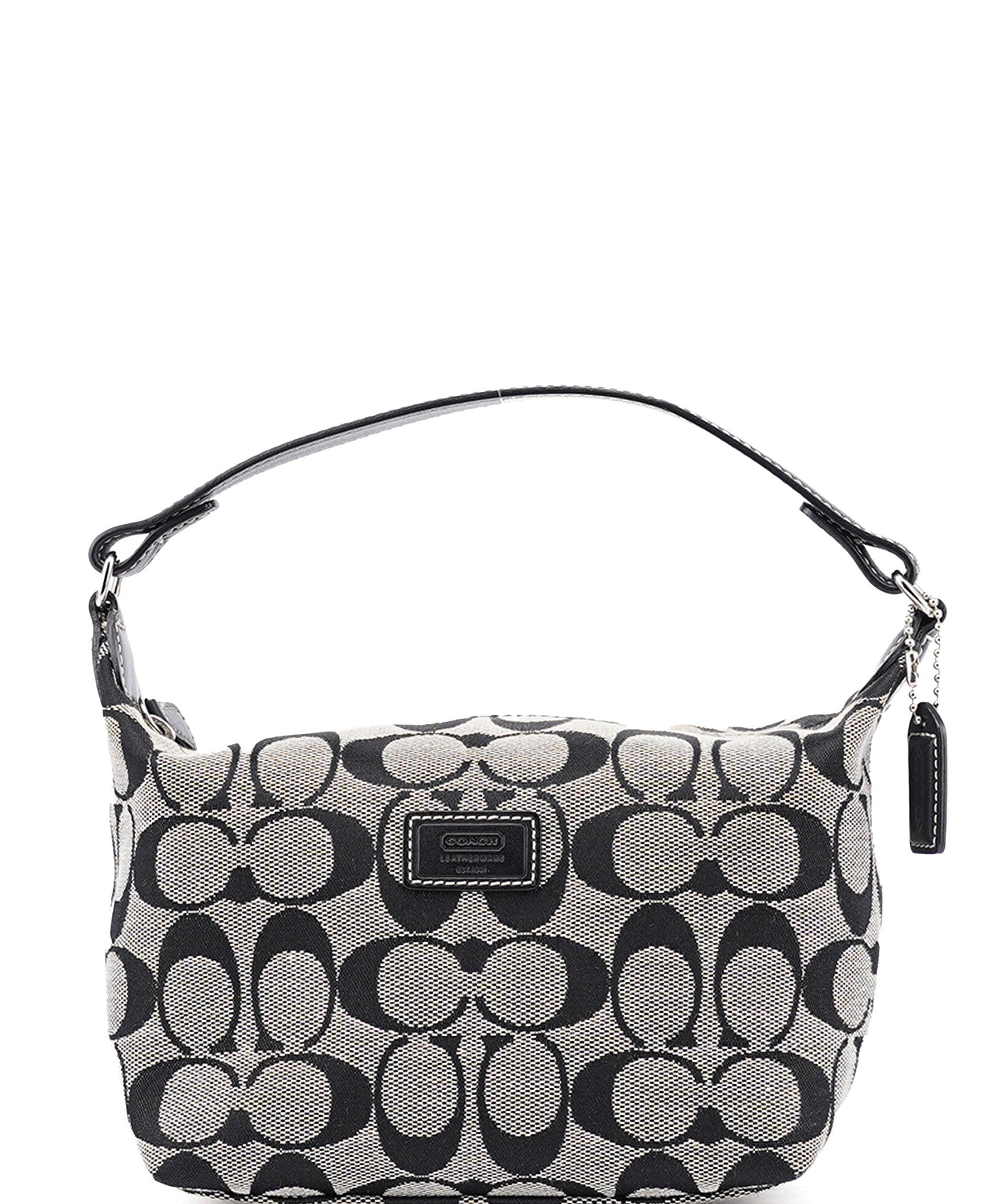 Coach Grey Signature C Mini Hobo Bag