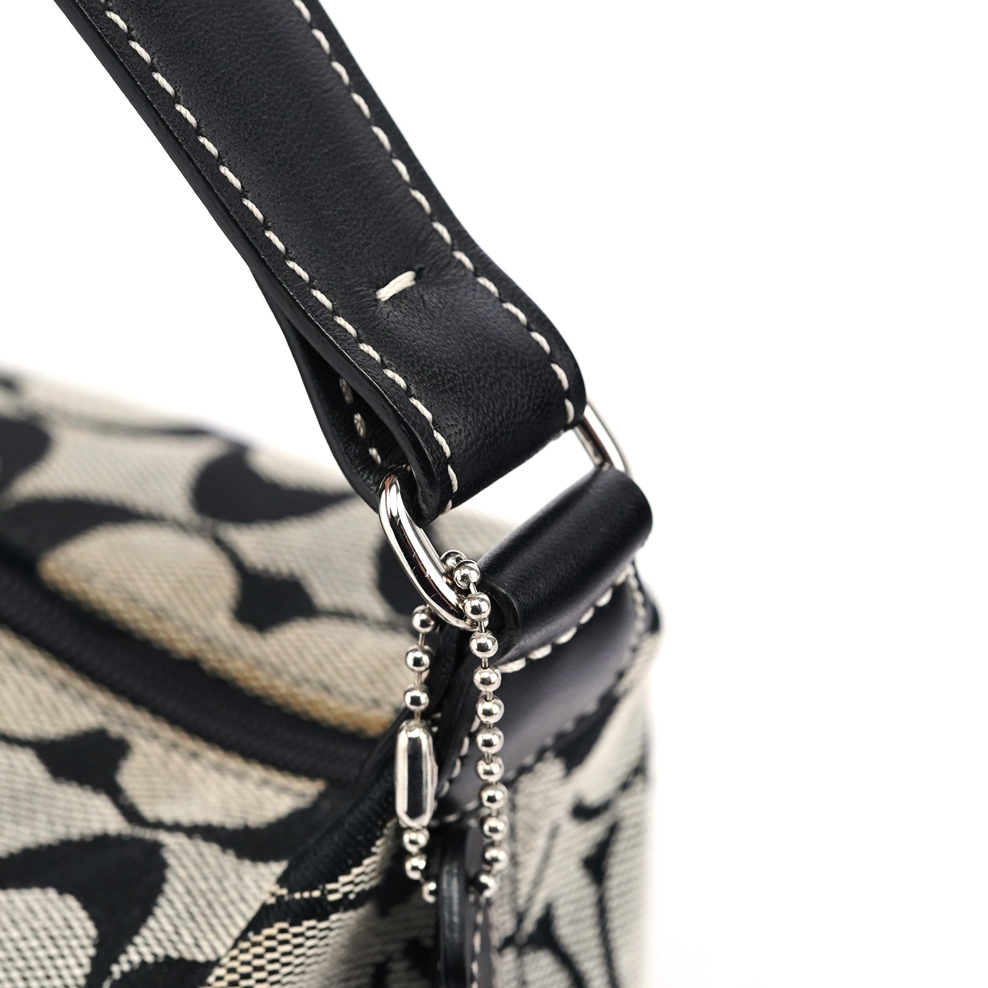 Coach Grey Signature C Mini Hobo Bag