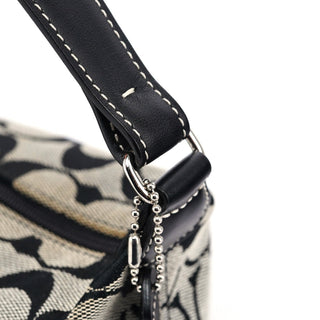 Coach Grey Signature C Mini Hobo Bag