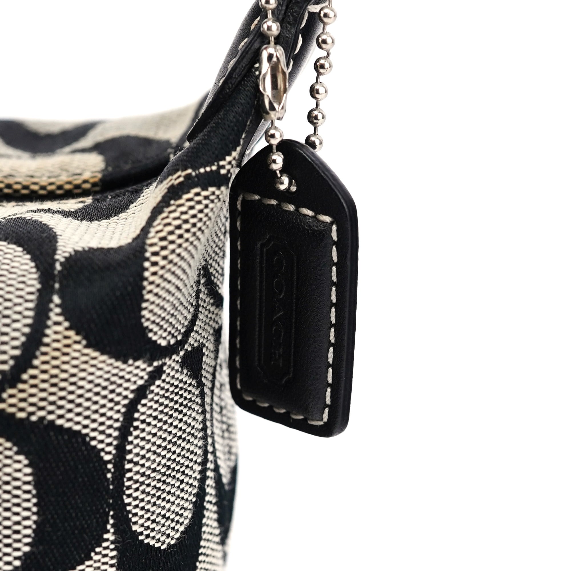 Coach Grey Signature C Mini Hobo Bag