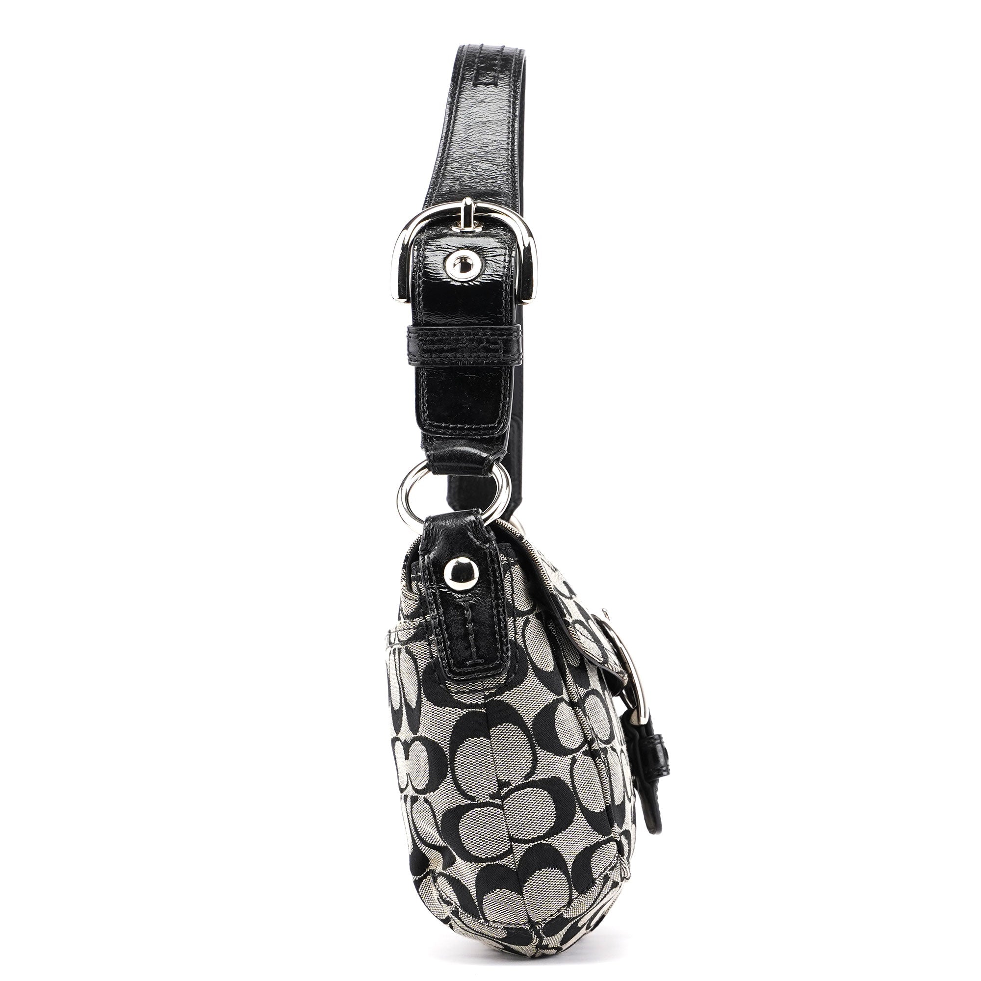 Coach Grey Signature C Soho Shoulder Bag