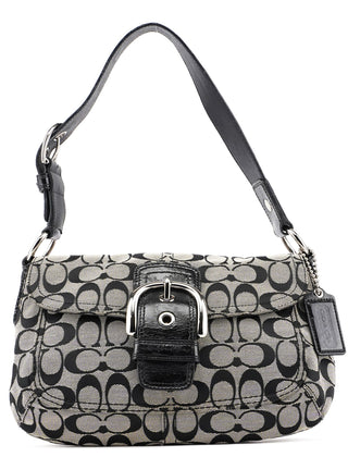 Coach Grey Signature C Soho Shoulder Bag