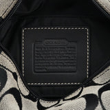 Coach Grey Signature Canvas Mini Hobo Bag