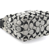 Coach Grey Signature Canvas Mini Hobo Bag