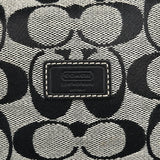 Coach Grey Signature Canvas Mini Hobo Bag