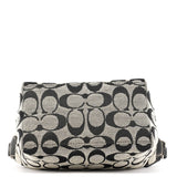 Coach Grey Signature Canvas Mini Hobo Bag