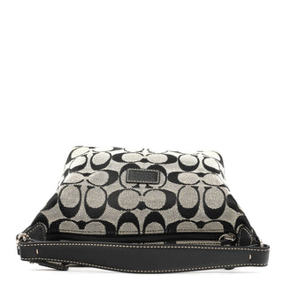Coach Grey Signature Canvas Mini Hobo Bag