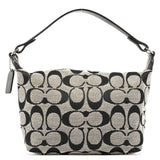 Coach Grey Signature Canvas Mini Hobo Bag