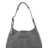 Coach Grey Wool Hobo Shoulder Bag