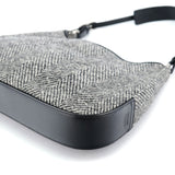 Coach Grey Wool Hobo Shoulder Bag
