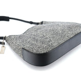 Coach Grey Wool Hobo Shoulder Bag