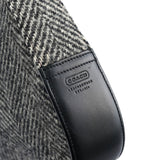 Coach Grey Wool Hobo Shoulder Bag