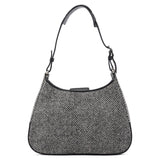 Coach Grey Wool Hobo Shoulder Bag